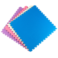 Matras Busa EVA Ukuran 100cmx100cm Tebal 2 3 4 cm Interlocking Taekwondo Tatami Puzzle Lantai