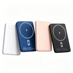 Batterie externe magnétique sans fil 5000 mAh à chargement rapide, <span class=keywords><strong>mini</strong></span> powerbank portable pour téléphone – Vente en gros usine - Product Image 1