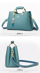 Bolsos de Hombro Cruzados de Cuero PU Suave de Alta Calidad para Mujer, Bolso de Mano de Gran Capacidad, Nueva Tendencia de Moda, Bolso Tote de Diseñador para Mujer - Product Image 4