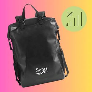 Fashionable PVC Waterproof Dry <b>Backpack</b> with Open Closure Faraday Signal Blocking RFID Protection for Work <b>School</b> Travel Hiking - Product Image 5