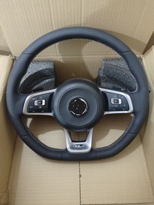 <span class=keywords><strong>Volant</strong></span> en <span class=keywords><strong>cuir</strong></span> amélioré pour Volkswagen Golf 6/7 R Golf MK6 Mk7 GTI GTD Passat, prêt à l'emploi - Product Image 4