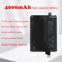 Batterie rechargeable au lithium XYN OEM B-P3 pour téléphone portable Vivo IQOO 7/Neo 5, 4000 mAh haute capacité, charge rapide 120 W, CE/FCC