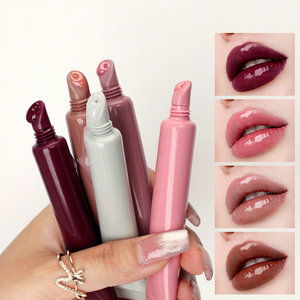 HKH Gel Liquid <b>Lip</b> Glaze Balm <b>Lip</b> Gloss Private Label Vegan Customize Logo Moisturizing Hydrating Long Lasting Waterproof - Product Image 3