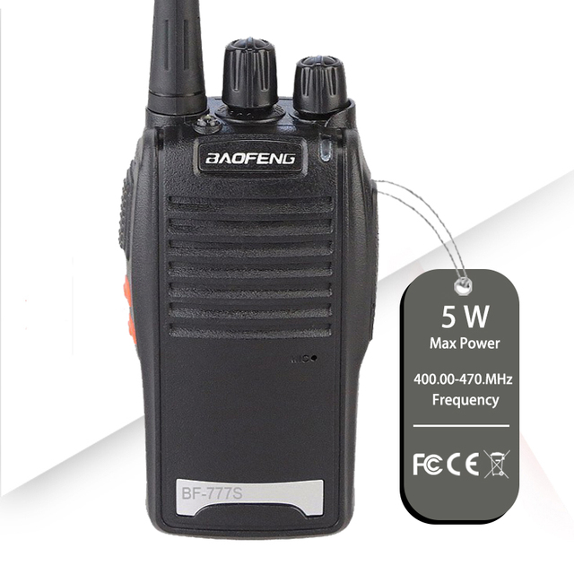 Baofeng Walkie Talkie Half Price Promotion for BF-777S UHF Mobile Radio 16 Channels 400-470Mhz Baofeng BF-888S Talki Walki