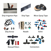 Tuyau d'irrigation goutte à goutte de 16 mm avec tuyau en PE sous-surface, système d'irrigation en plastique avec tuyau d'irrigation goutte à goutte à trous perforés