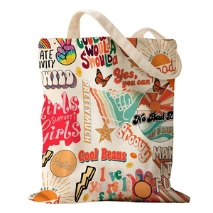 Orangegift Promotion Canvas Tote Bag Foldable Design Economical Reusable for Grocery Shopping Letter-Style Women's Tote