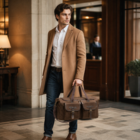Sac de sport de luxe grande capacité, sac de voyage portable en toile, fermeture éclair, sangle réglable, étanche, à suspendre