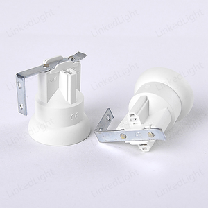 <span class=keywords><strong>E27</strong></span> Edison nhựa đèn cơ sở bóng đèn ổ cắm với Bracket - Product Image 2