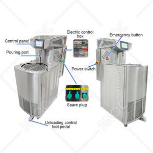 Hnoc thương mại liên tục lớn tự động bánh xe temper sô cô la máy - Product Image 2