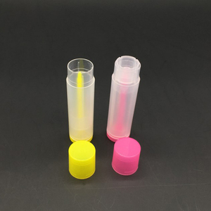 5g mini tube de baume à lèvres Transparent coloré avec plateau de remplissage en silicone, vente en gros - Product Image 5