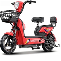Vélo Électrique 48V 350W de Grossiste Chinois, Longue Autonomie, pour Trajets Urbains, Cadre en Acier Carbone Durable pour Adultes