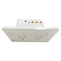 Interrupteur et prises électriques intelligents avec rétroéclairage RVB, design moderne et luxueux, compatibles avec les normes australiennes, Alexa, Google, WIFI, GPOs, prises murales 240V