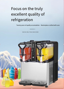 Мини-машина для производства мороженого, мини-машина для приготовления мороженого, 1, 2, <span class=keywords><strong>3</strong></span> резервуара, 220 В, смузи, замороженный снег, мини-машина для приготовления слякоти - Product Image 5