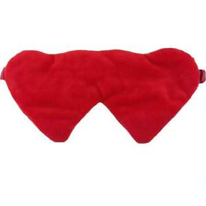 Antifaz para Dormir Beckon Personalizado, Rojo, en Forma de <span class=keywords><strong>Corazón</strong></span>, de Felpa Suave y Cálida, con Banda Elástica de Encaje, para Él, Ella y el Día de San Valentín - Product Image 1