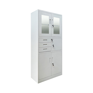 Modern Design <b>Small</b> 2-<b>Drawer</b> Key Lock Metal Filing Cabinet Sliding Doors Foldable Bedroom Workshop Warehouse Commercial - Product Image 3