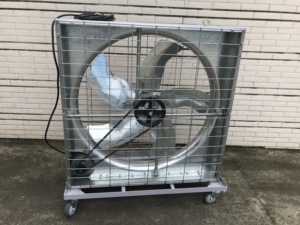 Ventilador Móvil de Correa de 36 Pulgadas, Ventilador Axial de CA con 5 Aspas, Control Mecánico, Monofásico 110V/220V, Ventilador de Extracción de Grado Industrial - Product Image 2
