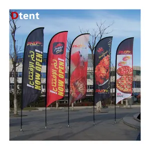 Bazaar Advertising Custom Tear Drop Feather Flag Flying Teardrop Flags Beachflags Beach Flag Banner