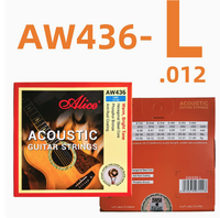 Alice Strings AW436 Steel Coated Durable Acoustic Guitar Strings