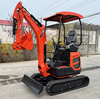 Ekskavator Mini kabin hidrolik 1.8 Ton dengan harga murah