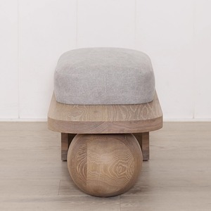 Taburete para cambiar zapatos para el armario de entrada, sofá, banco, forma rectangular de madera maciza Simple, nuevo taburete de extremo de cama de estilo chino - Product Image 3