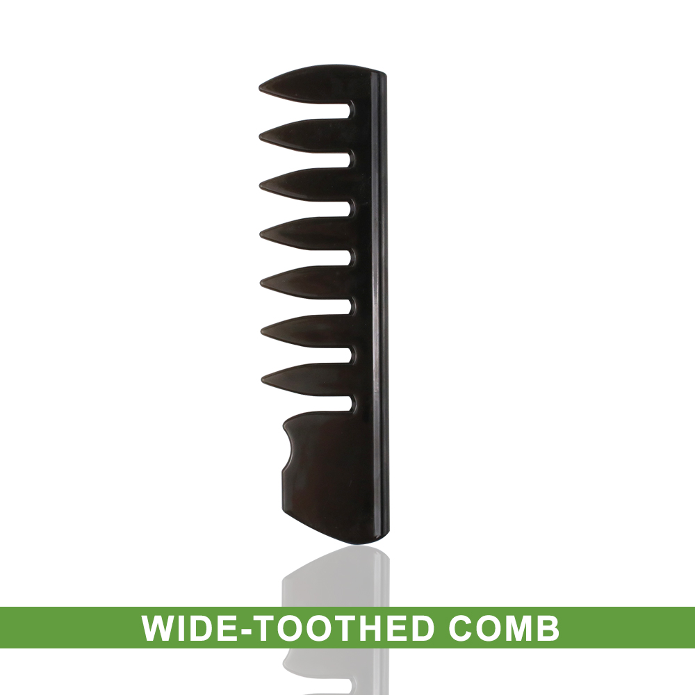 Black+Wide tooth oil comb