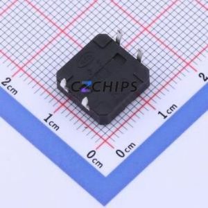 KAN1211-0431C Tactile Switch Through hole Component (THT) Switch 2.6N 12mm 12mm 4.3mm - Product Image 2