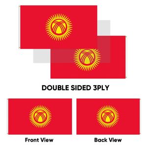 Banderas de <span class=keywords><strong>Kirguistán</strong></span> al por Mayor de 3x5 pies, Poliéster 68D/100D, Personalización de Todas las Naciones, Envío Rápido, Proveedor Confiable, Entrega Rápida - Product Image 4
