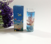 Kreativer Kerzenhalter Ocean Candle Jelly Wax Hochzeits geschenk Ocean Jelly Essen Tial Oil Romantische Kerzen