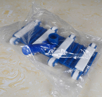 Nettoyeur de piscine avec tête d'aspiration, filtre et brosse, accessoires de nettoyage de piscine en plastique, prix d'usine YUNDA