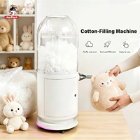 Machine de rembourrage silencieuse pour jouets en peluche OEM ODM, machine de remplissage pour ours en peluche, moteur 1200W haute efficacité, certifiée CE