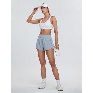 Shorts Deportivos FOXA para Mujer, Cintura Alta, 2.5 Pulgadas, Secado Rápido, con Bolsillo, para Gimnasio, Entrenamiento, Running - Product Image 3