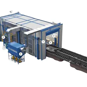 Metal Automatic Sand Blasting Machinery