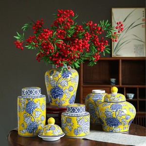 Chinoiserie - Juego De 2 Tarros De Jengibre, Versátiles