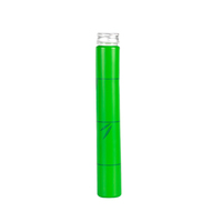 LOKYO Bouteilles de jus de boisson en plastique PET 16oz vides en forme de bambou jetables de qualité alimentaire avec bouchons
