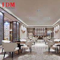 IDM Komplettlösung Hochwertige Massivholz Einzigartiges Design Luxus Hotel- & Restaurant-Möbelsets für Villennutzung