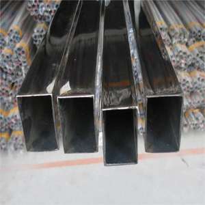 Kare paslanmaz dikişsiz kaynaklı boru ayna 2B bitirmek dekoratif kare Ss 304 bükme boruları paslanmaz çelik boru - Product Image 3