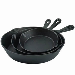 Service OEM, design minimaliste, fabrication de pizzas, poêle à frire en fonte de 12 pouces, sûre pour le grill, durable, ustensiles de cuisine - Product Image 3