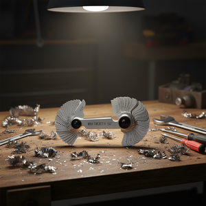 Fervi 58-Blade Medidor de paso de roscas Whitworth de 55 grados para herramientas de machos y terrajas - Product Image 3