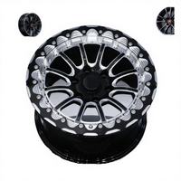 Nouvelle jante FSB 17X10.5 en aluminium forgé Beadlock 6x135 finition chromée Garantie 3 ans pour camion de course Drag ET18 Face usinée pour F150