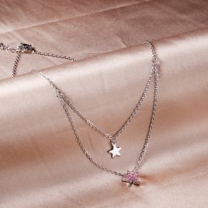 Collar de Moda con Colgante de Estrella, Chapado en Oro de 18k, Acero Inoxidable, Nuevo Modelo 2022 - Product Image 5