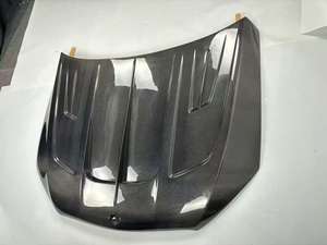 Новый капот из углеродного волокна с заклепками для Mercedes-Benz GLE53/GLE63/GLE450 2020+ LD Engine – универсальная установка, черный, простая установка 1 - Product Image 4