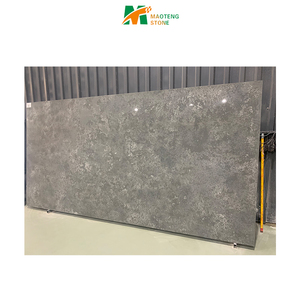 Bán Hot Trung Quốc nhà máy giá rẻ Nhân Tạo Bạc Fox xám lớn slab đá thạch anh cho hiện đại ngoài trời sang trọng Countertop thiết kế - Product Image 1