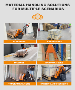 Carretilla elevadora eléctrica con batería de litio personalizable NB15L01LD 4400Lbs 1.5Ton 2Ton carretilla elevadora pequeña transpaleta eléctrica - Product Image 3