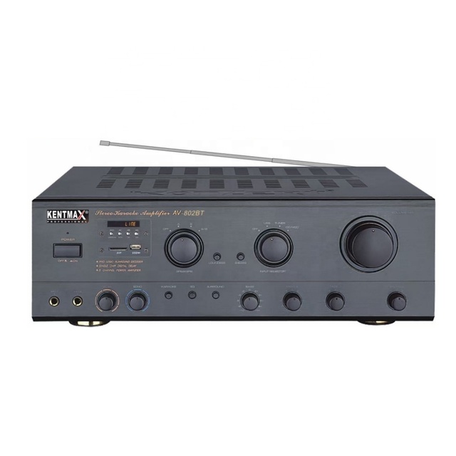 90W*2 Home USB FM BT SD Audio Amplifier Karaoke KTV Stage Concerts Public Address 2 Channels AMP
