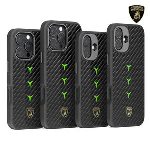 Funda trasera oficial licenciada Lamborghini de fibra de carbono con protección total para iPhone 16 Pro Max y iPhone 17 Pro Max - Product Image 1