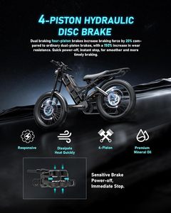 Vélo Électrique Tout-Terrain Fat Tire 26 Pouces Romeo 48V 1000W, 60Ah, 200km d'autonomie, Stock US, Prix Abordable - Product Image 4