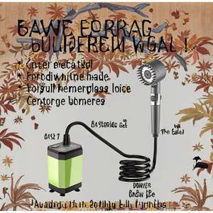 USB ricaricabile doccia elettrica esterna manufatto domestico portatile per la balneazione per il noleggio dormitorio e zone rurali - Product Image 3