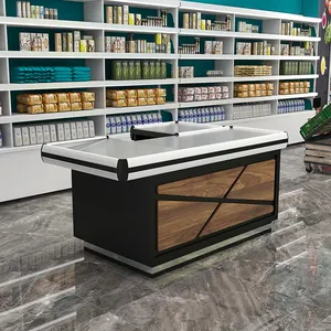 Checkout Counter For Sale Store Counter Cashier Desk For Supermarket Shop