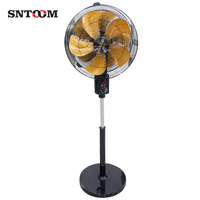 Ventilateur axial électrique double tête rotatif à 360 degrés, puissance de vent forte, commande par bouton à grande vitesse, 220V, usage commercial et industriel