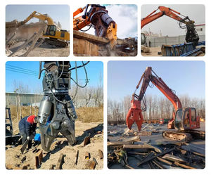 <span class=keywords><strong>Cisaille</strong></span> hydraulique à double vérin pour excavatrice, <span class=keywords><strong>cisaille</strong></span> hydraulique de découpe de ferraille - Product Image 2